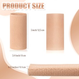 JZCD 2 Pcs Ankle Brace Ankle Gel Sleeves Skate Socks Protection for Figure Skating, Hockey, Roller, Inline, Riding Ankle Compression Sleeve (Skin)