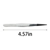 TAODAN 3PCS Premium Stamp Tweezers Set Stainless Steel with Rubber