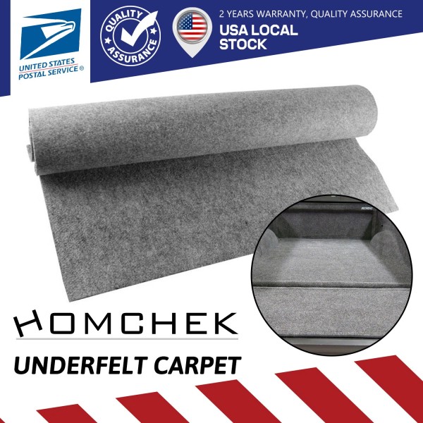 MODIGT 39"X71" Speaker Box Carpet Fabric Medium-gray Trunk Truck Auto