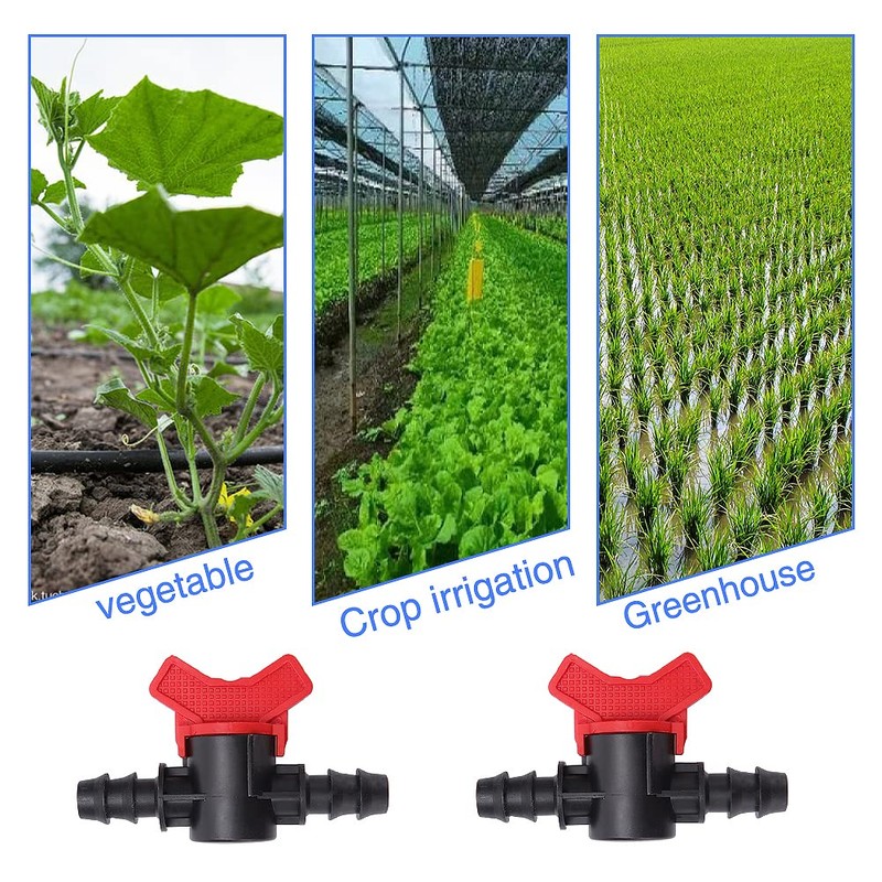 VooGenzek 7 Pieces Plastic Aquarium Water Flow Control Valve, Drip