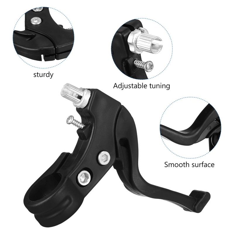 1 Pair Bicycle Brake Levers Handle, Universal 2-2.3cm Handlebar Bike