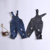 KIDSCOOL SPACE Pure Cotton Blue/Black Baby & Toddlers Ripped Jeans