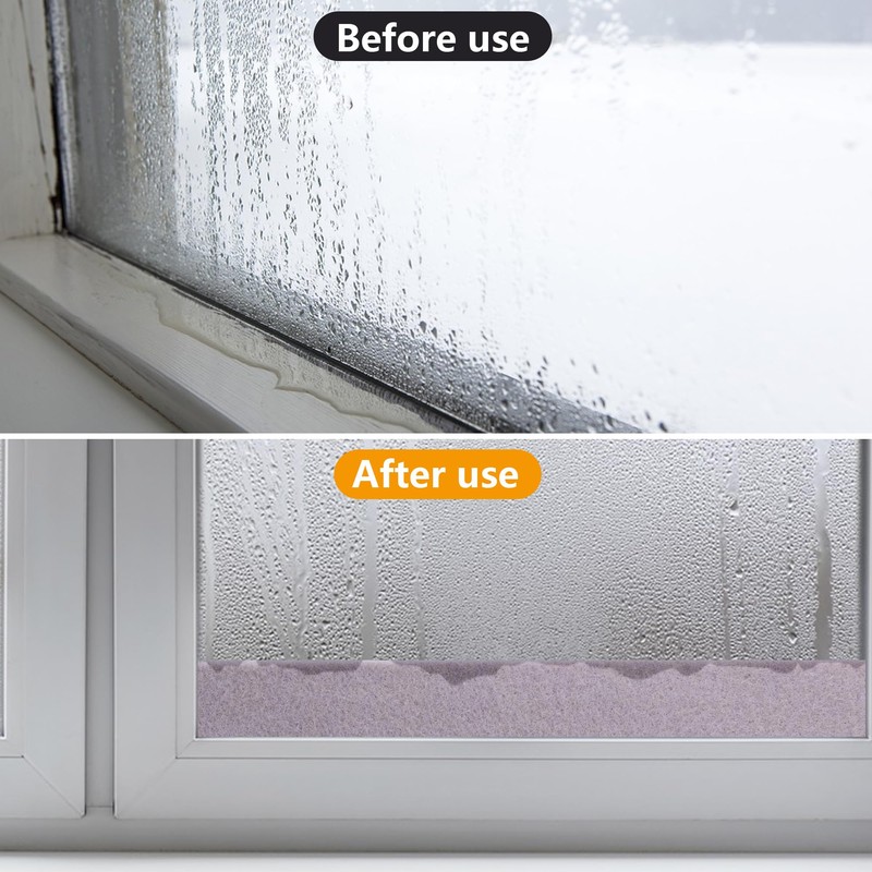 moonoom 2 Roll 16.4 Ft x 2'' Window Condensation Absorber