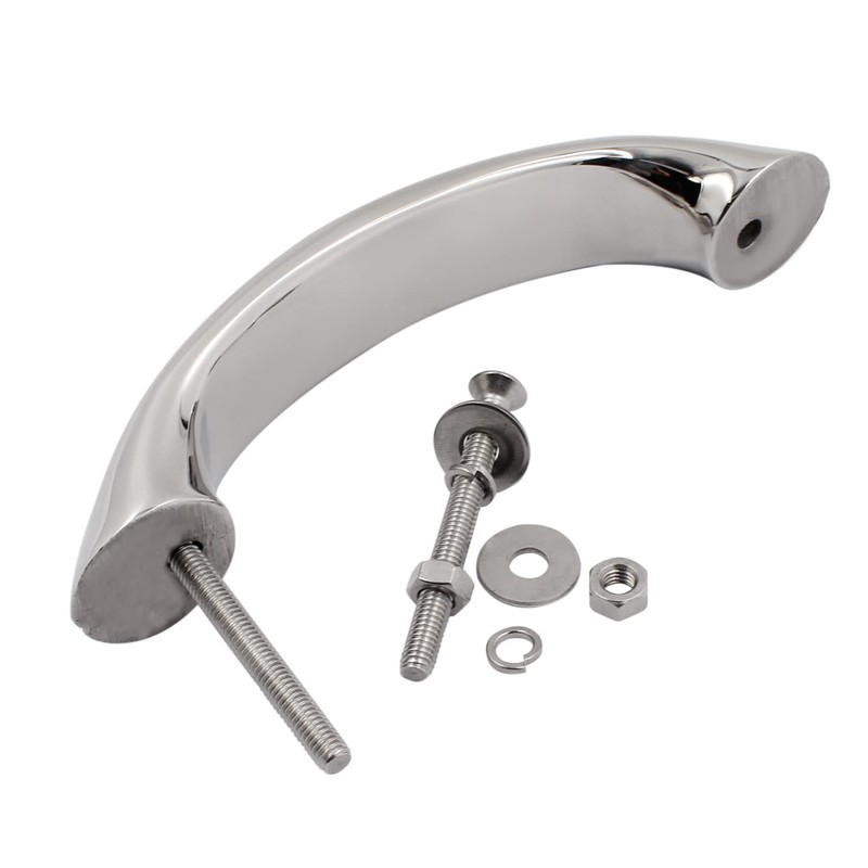 SHENGHUISS 6.5"(165MM) Boat Grab Handle Solid 316 Stainless Steel Marine