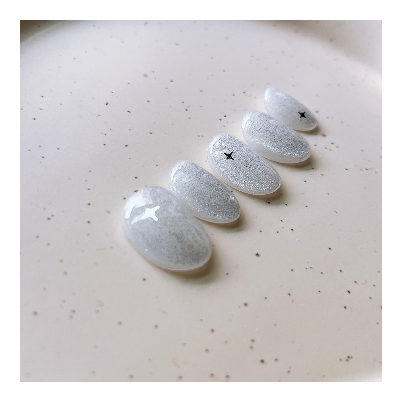Glass nail - petit round / 유리알네일 - 쁘띠라운드