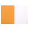 RHODIA 119188C - Orange Piqué Notebook - A5 - Lined