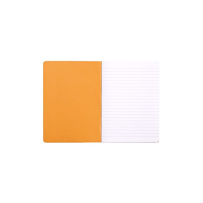 RHODIA 119188C - Orange Piqué Notebook - A5 - Lined