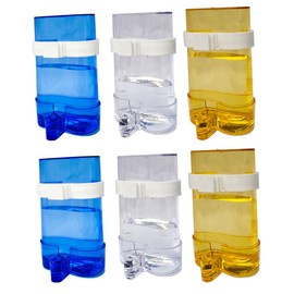 BESPORTBLE 6pcs Parrot Feeder Parakeet Treats Pet Water Bottle Hummingbird Feeder Parakeet Cage Accessories Birds Feeder Drinker Bird Feeders Automatic Bird Water Bottle Parrot Water Plastic