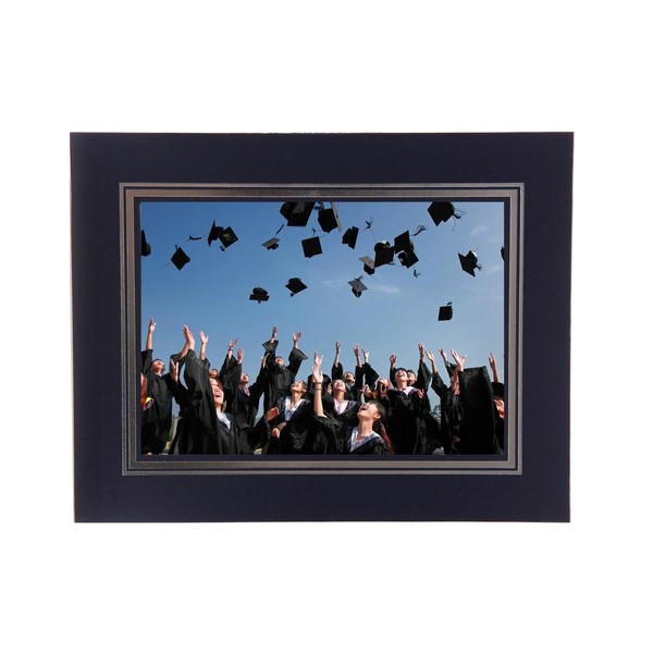 Kenro Black Cardboard Strut Mount Photo Frame 7x5 Inch 13x18cm