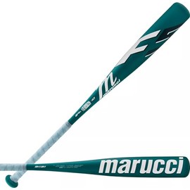 MARUCCI F5 SL -10, 4TH GEN USSSA Senior League 2 3/4" Barrel Baseball BAT, (-5, -8, and -10), 30" / 20 oz, Green/White