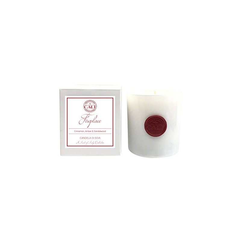 Fireplace - Cinnamon and Amber 9 oz Soy Candle -