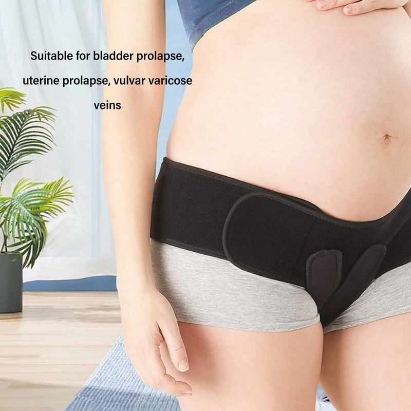 Maternity Belt with Compression Groin Band Soft Breathable Belly Support