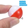PATIKIL 25mm Fishing Bobber 16pcs Hard ABS Push Button Round