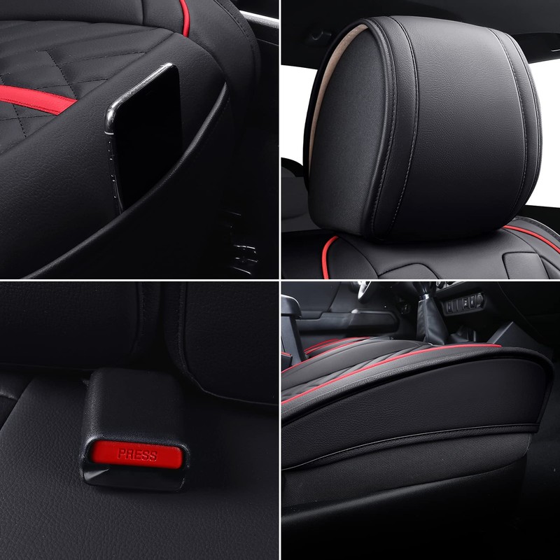 Tomatoman Tacoma Seat Covers Compatible with Toyota Tacoma 2005-2023 2024