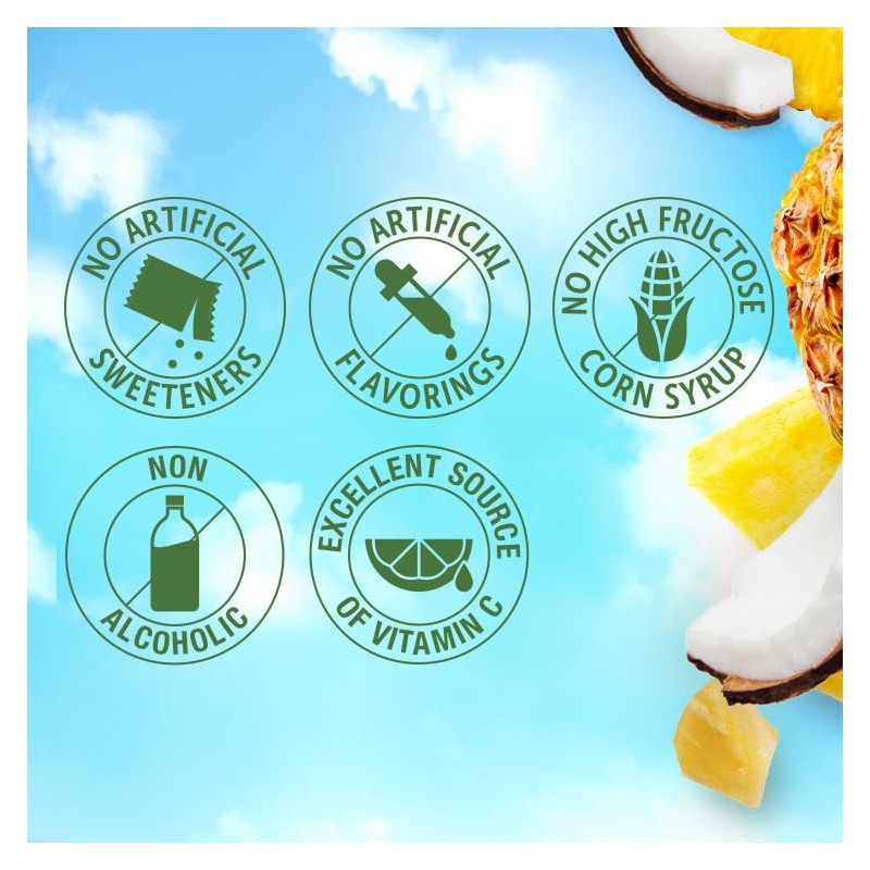 Del Monte Escapes Pineapple Pina Colada, 7 oz Cups, Pack