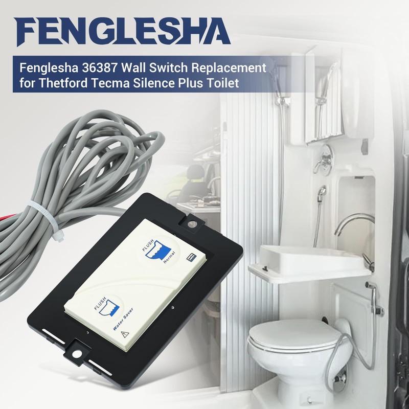 Fenglesha 36387 Wall Switch Replacement for Thetford Tecma Silence Plus