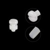 sourcing map 20 Pairs Nylon Screw Nut Assortment, M4x8mm Slotted
