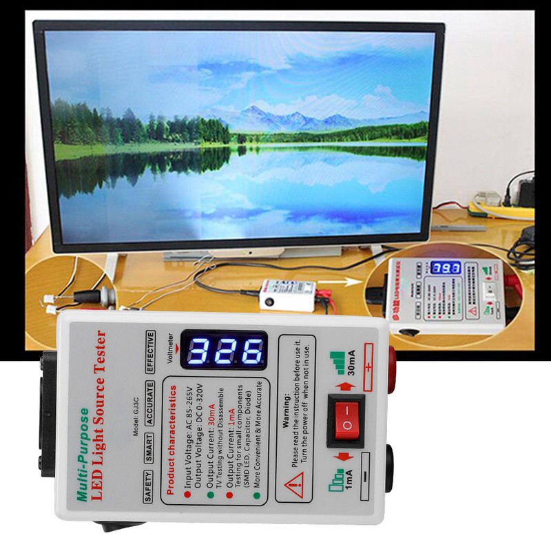 Precise Values LED Light Tester Dual Insulation Design High Brightness