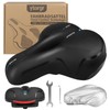 ytorgr Bicycle Saddle Memory Foam Ergonomic Shock Absorbing Breathable Bicycle