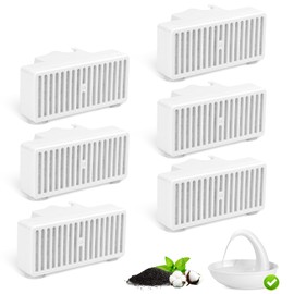 Redoso T-Shaped Suction Cup Water Filter Compatible with Mini Vortex and Swan Cat Drinking Fountain (6 Filters)