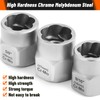 Yejesiy 14PCS Premium Bolt Extractor Kit, Stripped Bolt Extractor Socket