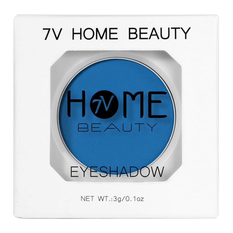 7V HOME BEAUTY Single Blue Eyeshadow, High Pigment Long Lasting