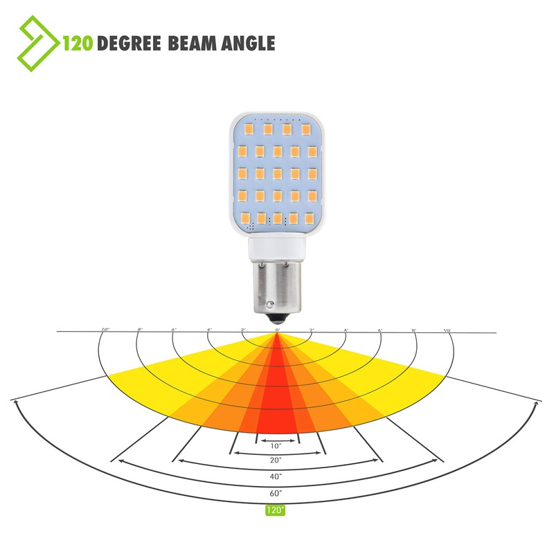 Leisure LED 4 Pack RV Interior LED Light Rotating Bulb