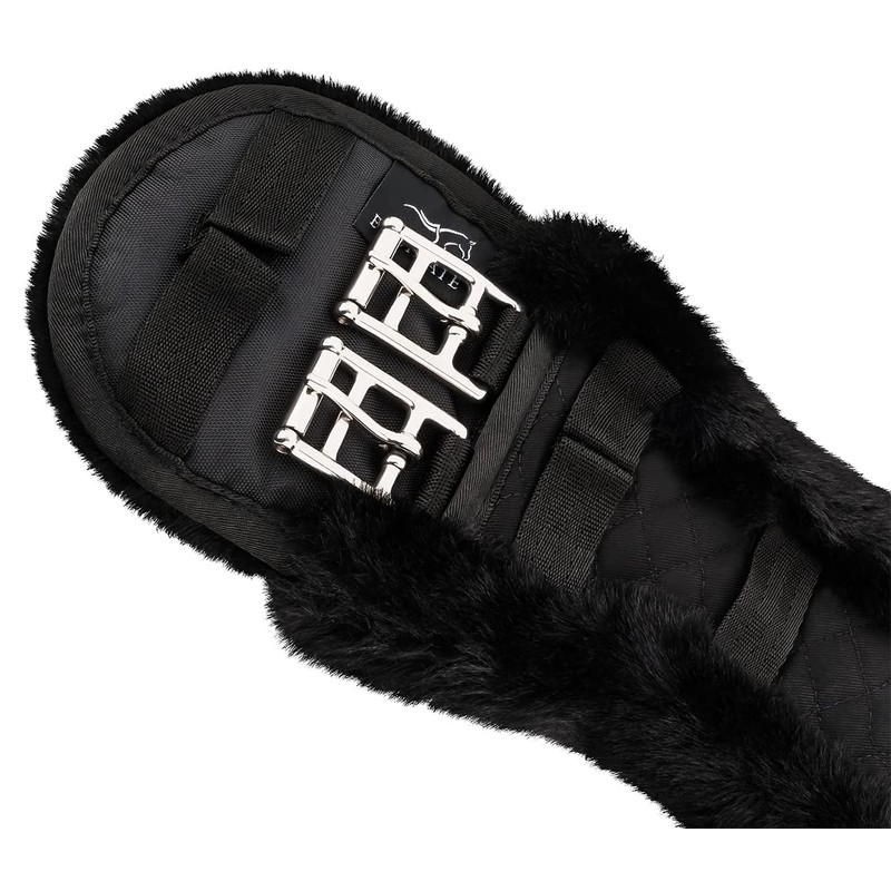 Equinate Luke Saddle Girth with Synthetic Lambskin - Anatomical Short