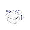 SimpleHouseware Clear Plastic Drawer Organizer for Office Bin Desk Storage,12-Pack