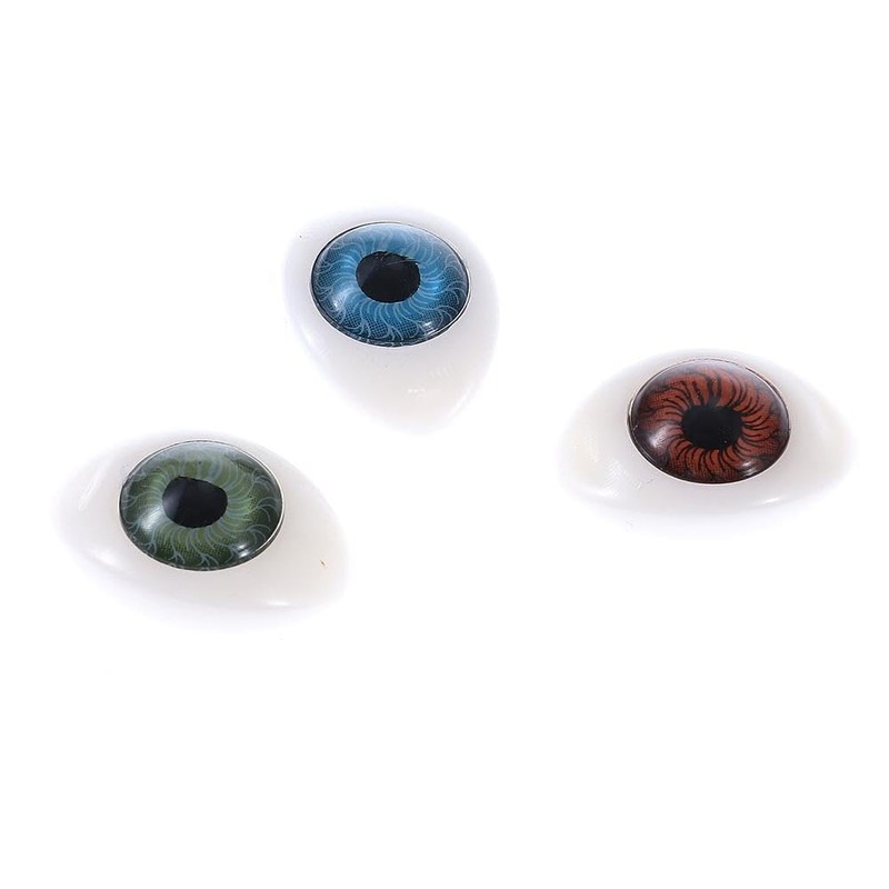 8pcs 4 Colors 23*16mm Oval Flat Hollow Highlight Resin Colorful