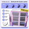 Lash Clusters Kit Individual Lash Extensions with Bond and Seal