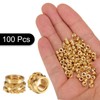 QUARKZMAN Pack of 100 M3 Threaded Inserts Brass Heat Set