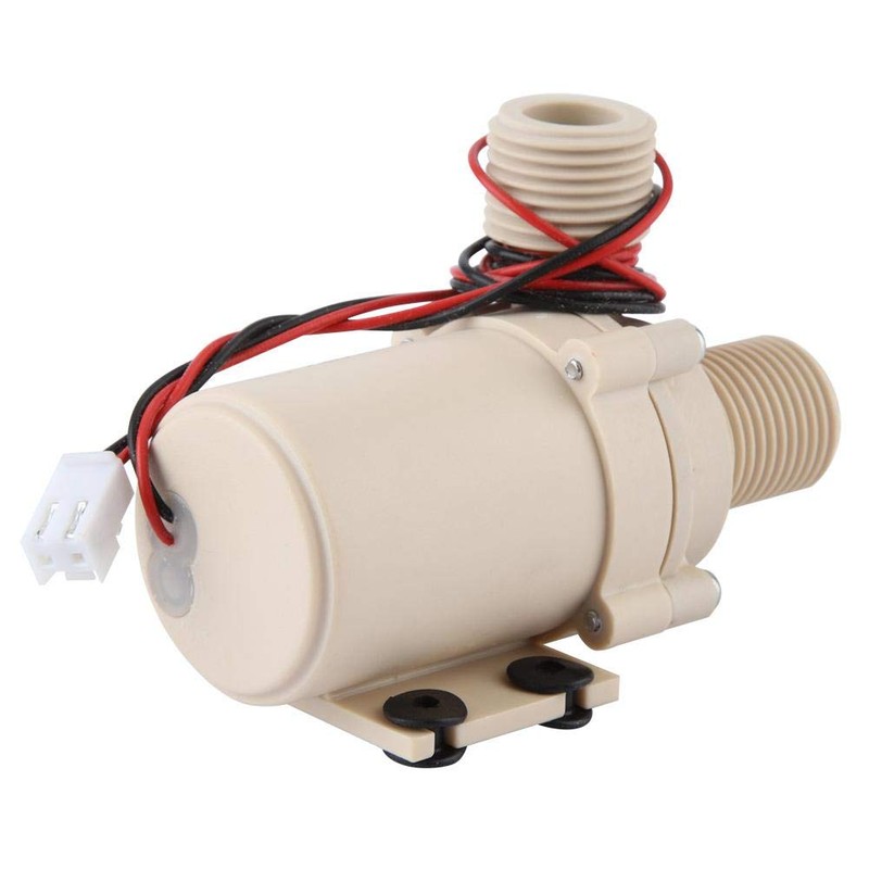 Circulation Pump, 1/2" 24V DC 0.7A Solar Circulation for Water
