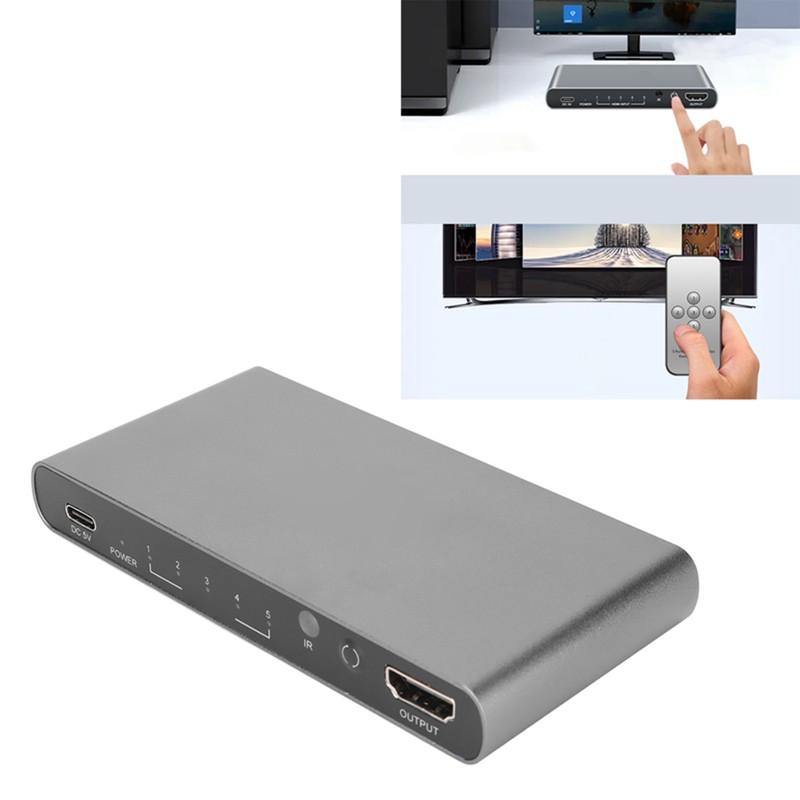 SWH51 5x1 HD Multimedia Interface Switcher 4K 60Hz 5 in