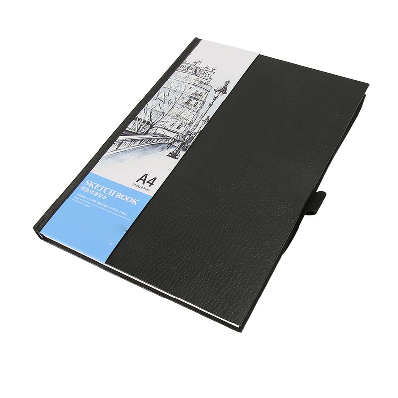 80 Sheets A4 Sketch Book Multipurpose 130gsm Hardcover Drawing Notebook