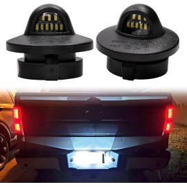 SP LED License Plate Tag Light Housing for 99-16 Ford Superduty F250 F350 F450 F550