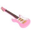 Guitar Decoration Miniature Ornaments Mini Musical Instrument Model Gift Pink