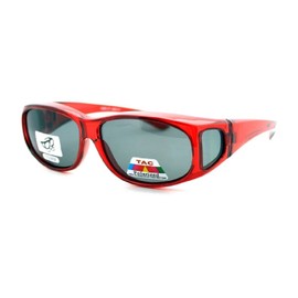 2 Extra Small Polarized Fit Over Sunglasses, Purple and Red