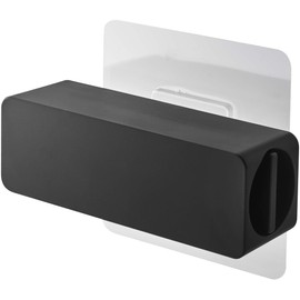 Yamazaki 5626 Film Hook, Toothpaste Tube Holder, Black, Approx. W3.5 x H 1.4 inches (9 x 3.5 x 3.5 cm), Tower Tower, Can Be Used Without Waste