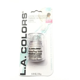 L.A. Colors Shimmering Loose Eyeshadow (Snow White)