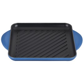 Le Creuset Enamaled Cast Iron Square Grill, 9.5", Marseille