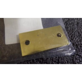 Unbranded Brass Fill Plate, Universal, Width 1-1/8", Length 2-1/4" 3PK 1XMU9 (G)