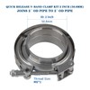 2 inch Quick Release V Band Clamp 304 Stainless Steel,