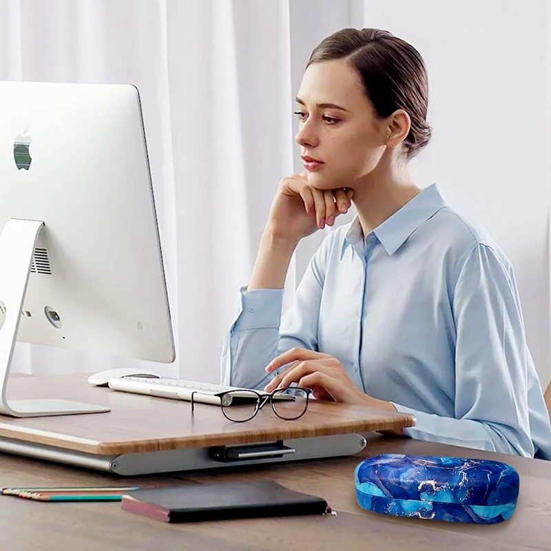 molshine Hard Sunglasses Case, Classic, Colourful and Large Hard Case