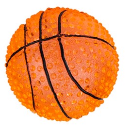 Dog Balls Dental Lighted Rubber Translucent Sports Themed 3 inch Canine Bouncy Fun (White Soccer Ball)