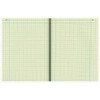 National Brand Computation Notebook, 4 X 4 Quad, Brown, Green
