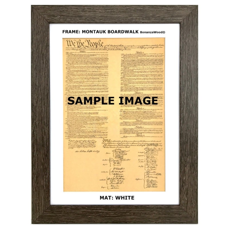 Framed March to Valley Forge by William B. T. Trego.