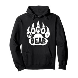 Mama Bear Mother Bear Lover Parent Mother's Day Motherhood Pullover Hoodie