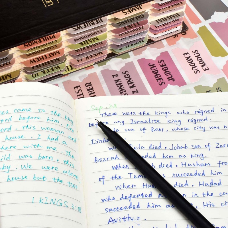 Bible Index Tabs New & Old Testament Tabs Matte Laminated