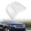 Anzios Left Right PC Transparent Lens Headlight Covers Compatible for
